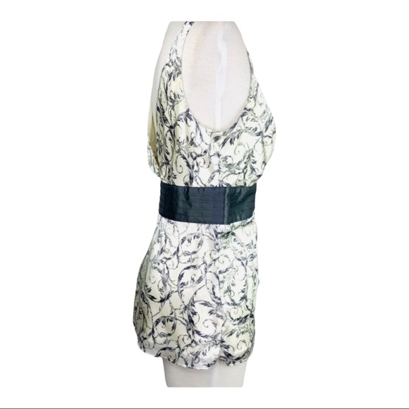White House Black Market 100% Silk Babydoll Camisole Satiny Floral Light Sz S - Picture 3 of 10